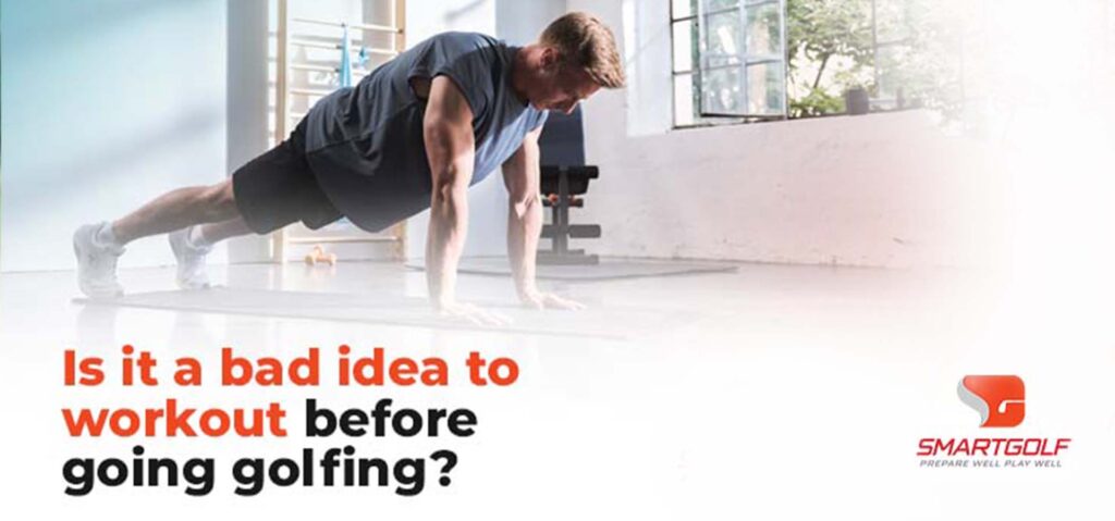 exercising before golf